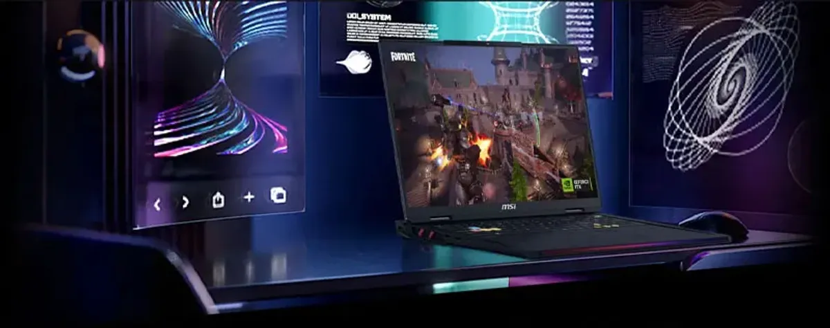 NVIDIA GeForce RTX 50 Series graphics technology for laptops